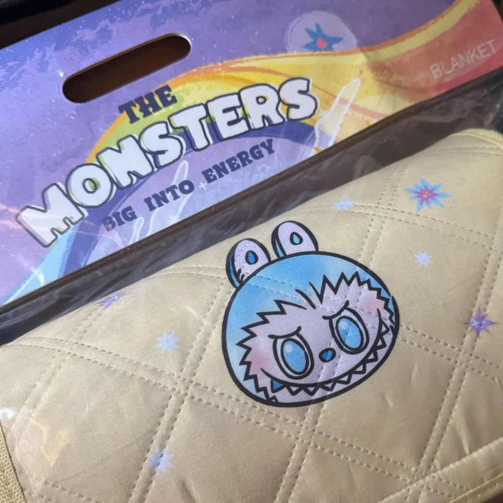 REAL 78” BLANKET Labubu Big Into Energy - Picture 1 of 7